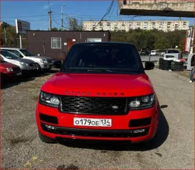 Land Rover Range Rover 2013, 510 лс, 236082 км, цвет красный, VIN: SALGA2EF5DA115948, г/н: О1790Е134, пробег: 236082 км