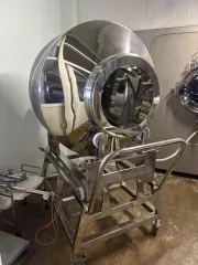 Коатер BGB-3F, 2019, для нанесения пленочной, водорастворимой и сахарной оболочки на поверхность таблеток, модель BGB-3F, год выпуска 2019.