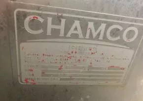 Шкуросъёмная машина Сhamco CH 270 Документация на оборудование отсутствует все имеющиеся сведения   в отчете об оценке. Разбор вывоз силами покупателя. Оборудование на работоспособность не проверялось.