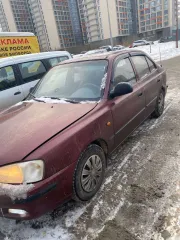 Hyundai Accent, 2009. Легковой седан, VIN: X7MCF41GP9M218309, цвет: красный.