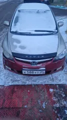 Автомобиль Honda Civic, г/н К588УТ24, 2007 г.в., VIN JHMFD16707S222970, двигатель № 2046965, цвет золотистый, Пороги со следами коррозии фара и бампер разбиты, задняя дверь замята, сколы ЛКП комплектность и состояние  не проверялась данное имущество обращено в доход государства, находится в…