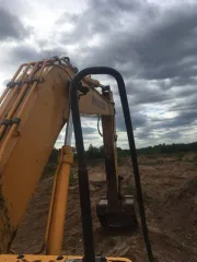 Экскаватор Hyundai R210LC-7 2008 года, цвет серый, желтый, госномер 6821 CB 78, номер двигателя B59-26431500.