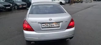 Nissan Teana 2007 года. VIN: JN1BAUJ31U0307639. Пробег 248451 км. Легковой автомобиль. Объем двигателя 2.3 л (2349 куб. см), мощность 173 л.с. Коробка передач автоматическая. Экологический класс второй.