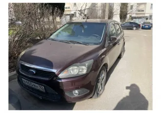 Ford Focus Фиолетовый 2010 (X9F) FOCUS Фиолетовый 2010 г.в. Имеется ограничение (обременение) права: находится в залоге у АО "TBank". Автомобиль не на ходу: сел аккумулятор, передний пластиковый бампер разбит, имеются царапины. Левое переднее колесо спущено, резина летняя. Запаска в багажнике…
