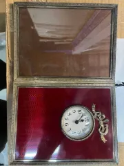 Фоторамка Faberge с часами 925/000 как книга 30,5 на 20,5