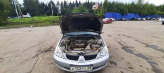 Mitsubishi Lancer 2007 года выпуска, модель Lancer 1.6. Госномер Х122РС38, VIN JMBSNCS3A7U033872. Мощность 98 л.с., объем двигателя 1584 см³, серый цвет, передний привод, механическая КПП. Пробег более 150 тыс. км. Требуется ремонт кузова, переднего и заднего бамперов, подвески. Капот подлежит…