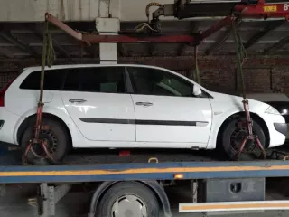 Renault Megane, 2006 г., VIN VF1KMSE0636300432, госномер CMAL768. Автомобиль утратил потребительские свойства из-за дефектов, длительного простоя без эксплуатации и технического обслуживания, не соответствует требованиям ТР ТС 018/2011. Имеет исправные узлы, детали и агрегаты, годные к дальнейшему…