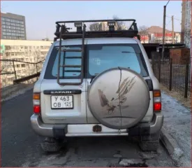 Nissan Safari (Nissan Safari), 2000 года, 200 лс, 100000 км, полный привод, АКПП, автомобиль легковой, марка: Ниссан, модель: Сафари, VIN: -, гос. рег. номер: У463ОВ125, год изготовления: 2000