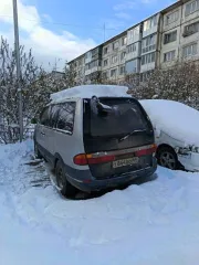 Nissan Largo 1994 года, 79 л.с., пробег 202381 км, АКПП, задний привод. Госномер Т844ВО49. Двигатель дизельный CD20-405989Х, объем 1973 см³, мощность 79 л.с. Кузов VNW30011917, серый цвет. Состояние: требуется полный ремонт и покраска кузова, значительная коррозия. Лобовое стекло с трещиной…