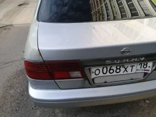 Nissan Sunny 1997 года, 105 лс, пробег 350000 км, АКПП. Седан, модель Sunny, VIN отсутствует, кузов FB14509346, госномер О068XT18.