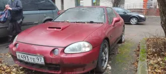 Honda CR-X 1993 года, 130 лс, транспортное средство Honda CR-X, регистрационный знак E493TE97, идентификационный номер (VIN): -, год изготовления ТС: 1993