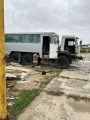 Камаз 4310, 1992 г.в., г/н В185ЕС 89, VIN КАБ43100031867556. Согласно акта осмотра, автомобиль не заводится, отсутствует АКБ, не работает КПП.