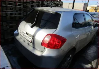 Toyota Auris 2007 года, 124 лс, АКПП, автомобиль легковой, марка: TOYOTA, модель: AURIS, VIN: JTNKV56EX01011149, гос. рег. номер: Е189КВ774, год изготовления: 2007.