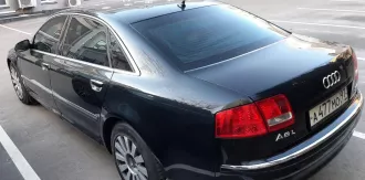 AUDI A8L, черный, 2006, 7 074 км, 6.0 АТ  450 л. с. , бензин, полный, VIN WAUZZZ4E97N004629, отсутствует ПТС, Москва, г. Щербинка