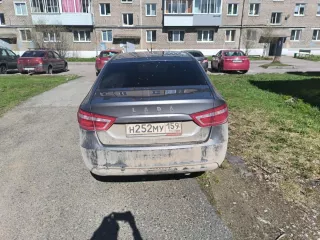 LADA VESTA, 2020 года выпуска, VIN: XTAGFL110MY514561. Легковой автомобиль LADA VESTA, 2020 года выпуска, VIN: XTAGFL110MY514561, цвет серый, тип двигателя - бензиновый, мощность двигателя 106,1 л.с., 78 кВт.