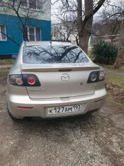 Легковой автомобиль Mazda 3 2006 года выпуска, цвет серо-золотистый, VIN JMZBK12Z571571228