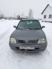 Nissan March 2001 года, 61 лс, 300000 км, АКПП. Легковой автомобиль, марка: NISSAN MARCH, год изготовления: 2001, цвет: серый, ПТС: 59 РТ 390337, г/н: P621ТУ159, модель двигателя: CG10, тип двигателя: бензиновый на бензине, двигатель №: 056847C, мощность двигателя, л. с. (кВт): 61.2 (45), рабочий…