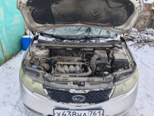 Kia Cerato 2012 года, 126 л.с., пробег 190000 км, АКПП. Модель: Cerato Forte, цвет серебристый. VIN: XWEFW411BC0000369, ПТС: 39НН 647555, госномер: Х438НА761. Страна изготовитель: Россия. Двигатель: бензиновый, модель G4FC, номер CH223358, мощность 126 л.с. (92.7 кВт), объем 1591 куб. см…