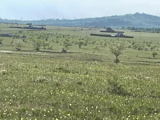 1/3 доля в праве на земельный участок, категория земель: земли населенных пунктов, виды разрешённого использования: для индивидуального жилищного строительства, расположенный по адресу: Местоположение установлено относительно ориентира, расположенного в границах участка, Почтовый адрес ориентира: …