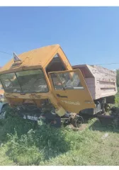 Самосвал КАМАЗ-5511, госномер Н125МН 56, 1990 года выпуска, VIN: XТС 551110L0036849, оранжевый, дизельный двигатель, мощность 209 л.с.