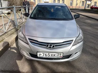 Автомобиль Hyundai Solaris 2016 года выпуска, VIN Z94CT41CAHR522362, государственный номер Р765ХК39, цвет серебристый.
