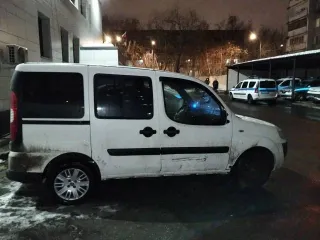 Fiat Doblo 2014 года, 78 лс, 180000 км, легковой автомобиль, марка: Фиат, модель: Добло, год изготовления: 2014 г.в., цвет: белый, VIN: ZFA22300006533094, ПТС: 77УК028856, г/н: В400НЕ777