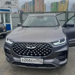 Chery Tiggo8 Pro, 2023. Год выпуска: 2023 г. Идентификационный номер (VIN): LVTDB21B5PD430048. Номер шасси (рамы): отсутствует. Номер кузова (кабины): LVTDB21B5PD430048. Цвет кузова (кабины): Серый. Мощность двигателя: 136,5 кВт, 185,6 л.с. Рабочий объем двигателя: 1598 см3. Пробег 92862 км. На…