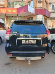 Toyota Land Cruiser Prado 2013 года, 173 лс, 291000 км, полный привод, АКПП. VIN: RUTBH8FJ9D0002681. Неисправна коробка передач. Состояние салона и кузова на фотографиях. Более подробное техническое состояние выясняйте самостоятельно в ходе осмотра.