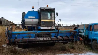 Комбайн зерноуборочный самоходный РСМ Россельмаш-Енисей 1200 1НМ-165К, 2008 года выпуска.