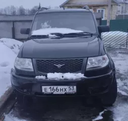 Лот №1. Легковой автомобиль, марка: UAZ, модель: PATRIOT, год изготовления: 2012, цвет: Авантюрин Металлик, VIN: ХТТ316300С0024475, ПТС: 73НО 234761, г/н: Е166НХ53, изготовитель  страна : Россия, модель двигателя: 409040, тип двигателя: бензиновый, двигатель №: С3043540, мощность двигателя, л. с. …