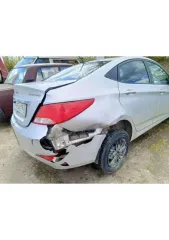 Hyundai Solaris 2015 года, 107 лс, 195636 км. Оцениваемый автомобиль имеет значительные дефекты, в настоящее время находится не на ходу. Согласно сведениям из сервиса «Проверка автомобиля» на сайте Госавтоинспекции (https://гибдд.рф), данный автомобиль участвовал в ДТП.