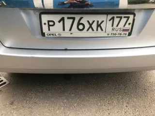 Opel Zafira 2007 года, 140 л.с., пробег 278 000 км. Цвет серый металлик. VIN: W0L0AHM7582017562, госномер Р176КХ177.