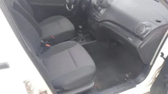 Chevrolet Aveo 2011 года, белый цвет. VIN: XUUSF69W9B0020526, госномер М832КО40. Находится в городе Малоярославец.