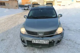 Nissan Tiida 2008 года, 110 л.с., АКПП. Автомобиль легковой Nissan Tiida 1.6, 2008 года выпуска, государственный регистрационный знак Е918ВМ154, VIN 3N1FCAC11UL445513.