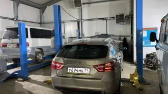 Автоподъемник автомобильный двухстоечный гидравлический, 1 шт.