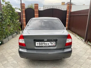 Hyundai Accent, 2008 Транспортное средство - HYUNDAI ACCENT VIN: X7MCF41GP9M215871, 2008 год выпуска, цвет серый темный
