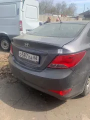 Автомобиль Hyundai Solaris, 2014 г.в., г.н.О587ХА68, VIN Z94CT41CAFR362659. СТС в наличии, ПТС отсутствует. Вид транспорта: легковой автомобиль седан. Назначение: pryamie.