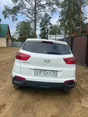 Hyundai Creta 2017 года выпуска. АКПП. VIN: Z94G2811BHR025784. Двигатель: G4FG, номер GW579954, бензиновый, 1591 см³, 123 л.с. Цвет: белый. Экологический класс: 5. Разрешенная максимальная масса: 1825 кг, масса без нагрузки: 1400 кг. СТС: 1442229004, ПТС: 82ОЕ932974. Поврежден передний бампер…