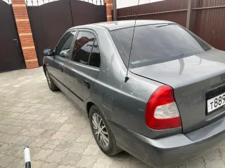 Hyundai Accent, 2008 Транспортное средство - HYUNDAI ACCENT VIN: X7MCF41GP9M215871, 2008 год выпуска, цвет серый темный