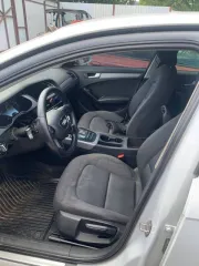 Audi A4 2014 года, 170 л.с., 221000 км, АКПП, белый цвет, VIN WAUZZZ8K5FA004603, двигатель CJE 084974, мощность 170 л.с. (125 кВт), рабочий объём 1798 куб. см, разрешённая максимальная масса 2020 кг, масса без нагрузки 1519 кг.