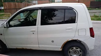 Mitsubishi Minica 2006 года, легковой автомобиль, цвет белый, VIN отсутствует, ПТС 25УМ 257146.