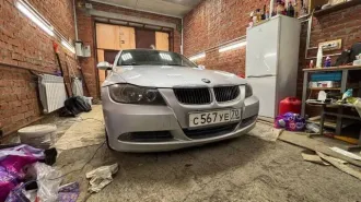 BMW 3 Series 2005 года, 150 лс, пробег 317195 км, АКПП. Автомобиль легковой BMW 320I, 2005 г.в., двигатель N46B20BA-A233H366, VIN: WBAVA71020KP93250, шасси (рама) отсутствует.