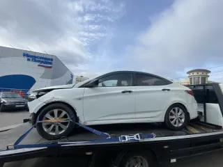 Hyundai Solaris 2016 года выпуска, цвет кузова белый, VIN Z94CT41CAHR515275. Все документы и комплект ключей переданы финансовому управляющему. Автомобиль не на ходу.