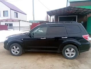 Subaru Forester 2008 года, черный цвет, VIN JF1SH5LS59G013261. Пробег 255000 км. В рабочем состоянии, на ходу.