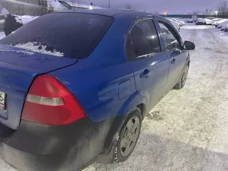 Chevrolet Aveo (Chevrolet Klas), 2007, седан, синий, г/н B285HO156, VIN XUUSF697J0000579, ПТС 86 PO 140421, СТС 99 28 362727. Требуется замена переднего бампера, гранаты с левой стороны и датчика холостого хода.