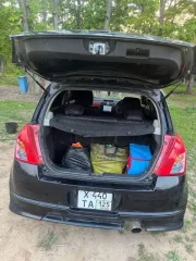 Suzuki Swift 2005, черный, 67 л.с. (91 кВт), 343142 км, кузов № Z011S150327, VIN отсутствует, г/н Х440ТА125.