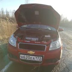 Chevrolet Aveo, 2010 года, 101 л.с., 162900 км, АКПП, пробег 162 900 км, VIN XUUSA48WJA0015079, цвет красный, государственный регистрационный знак А620ЕА172, технически условно исправна, множественные повреждения лакокрасочного покрытия, повреждения кузовных деталей и бамперов.