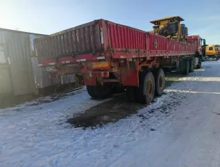 Полуприцеп с бортовой платформой Wanshida SDW9405, 2011 г.в., госномер ХА707027, VIN LA993NGB1B0SDW117