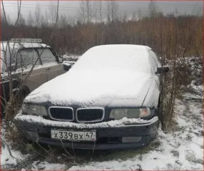 BMW 735iA, 1999 BMW 7 серии, 1999 года, 238 лс. Автомобиль легковой, марка: BMW, модель: 735IА, VIN: WBAGH61080DC43489, гос. рег. номер: Х339ВХ47, год изготовления: 1999