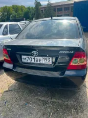 Toyota Corolla 2004, г.н М701ВЕ193, черного цвета, VIN JTDBM28E400077026. Документы отсутствуют. Вид транспорта: легковой автомобиль. Год выпуска: 2004. Государственный регистрационный знак: М701ВЕ193. VIN номер: JTDBM28E400077026. Марка: Тойота. Модель: Королла.
